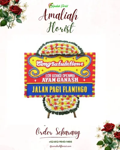 Bunga Papan Congratulation di Pandean